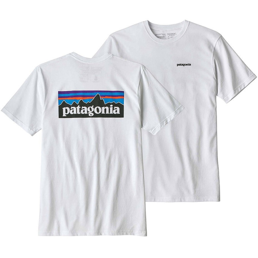 White Patagonia Tee L